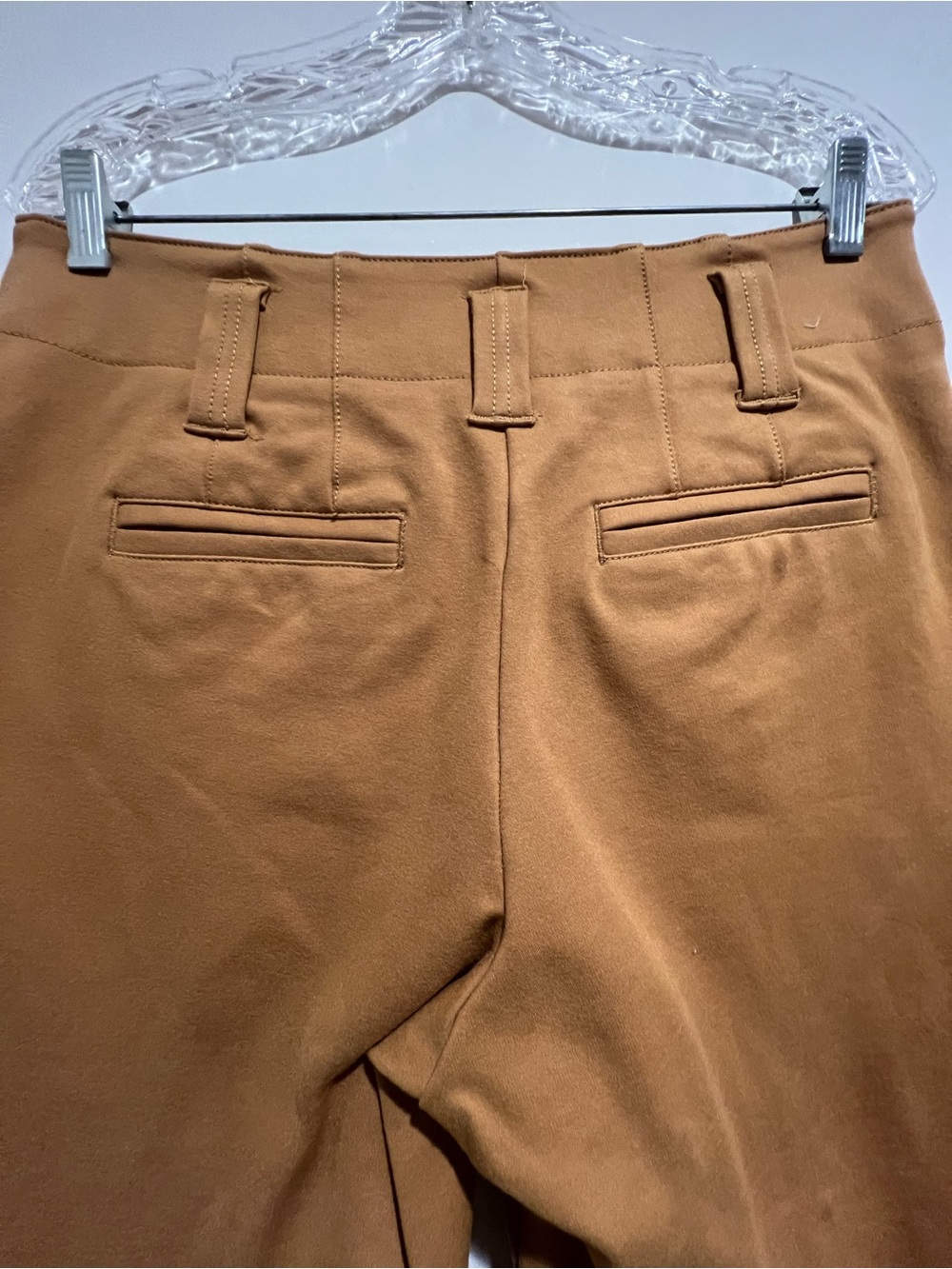 Maeve Wide Leg Knit Pants Size 8 Camel High Rise Anthropologie Trousers - Picture 4 of 6